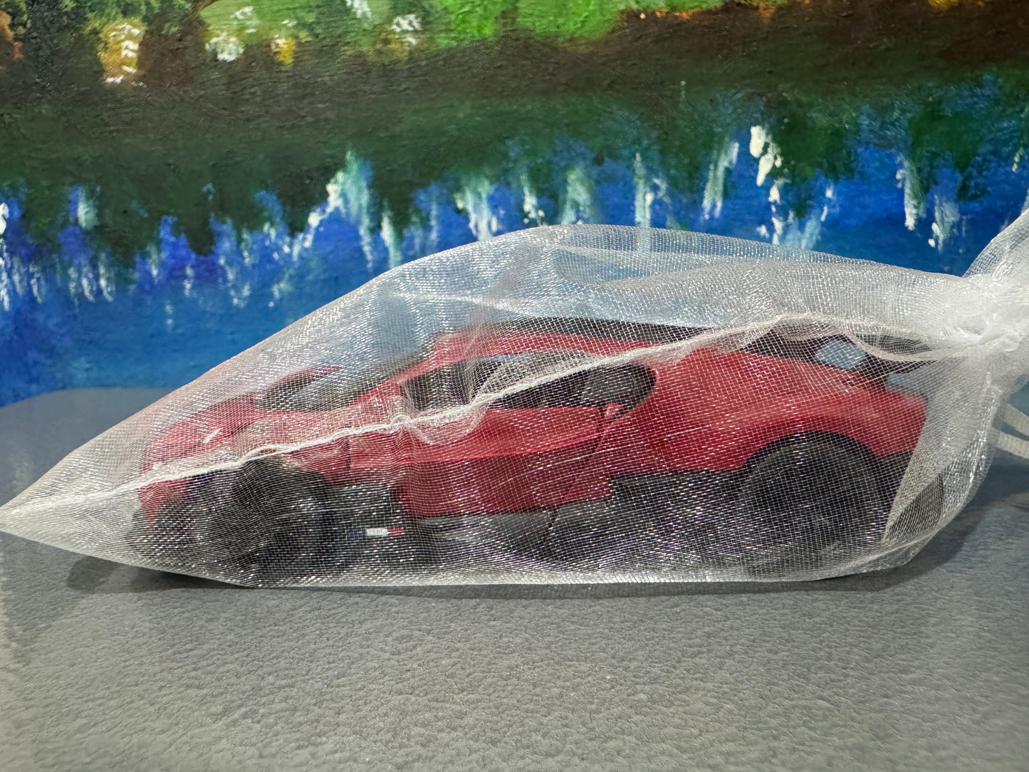 Licensed Bugatti Divo 1:36 Diecast Car Model – Red/Black – Custom Name Plate – Collectible Toy Gift for Kids, Boys, Girls – Gift Sleeve