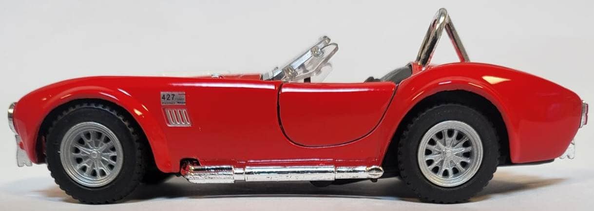Metal 1965 Shelby Cobra 427 S/C die-cast metal model car 1:32 - pull back operation