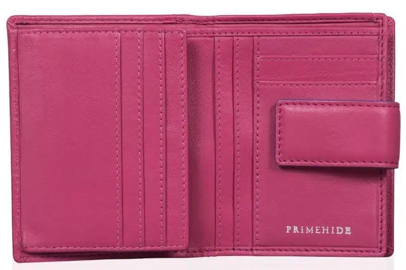 Prime Hide RFID Block Leather Wallet – Alice Small Trifold Purse (26084) – Women's Compact Wallet, Gift Boxed, Anti-Theft Protection