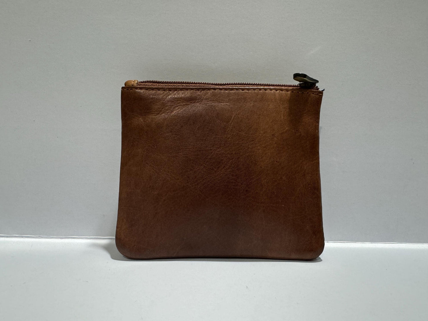 Designer Leather Key-ring & Coin Pouch - RFID Safe | Unisex Brown Gift Boxed | Mother's Day Gift Ideas | Keys - Change Holder Gift Boxed