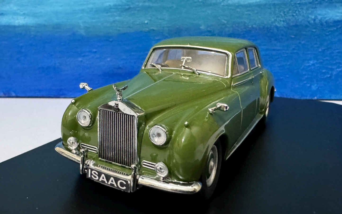 Rolls Royce Smoke Green Oxford PERSONALISED Diecast Dad Sister Mom husband grandad wife Any Name BROTHER Case GIFT Boxed
