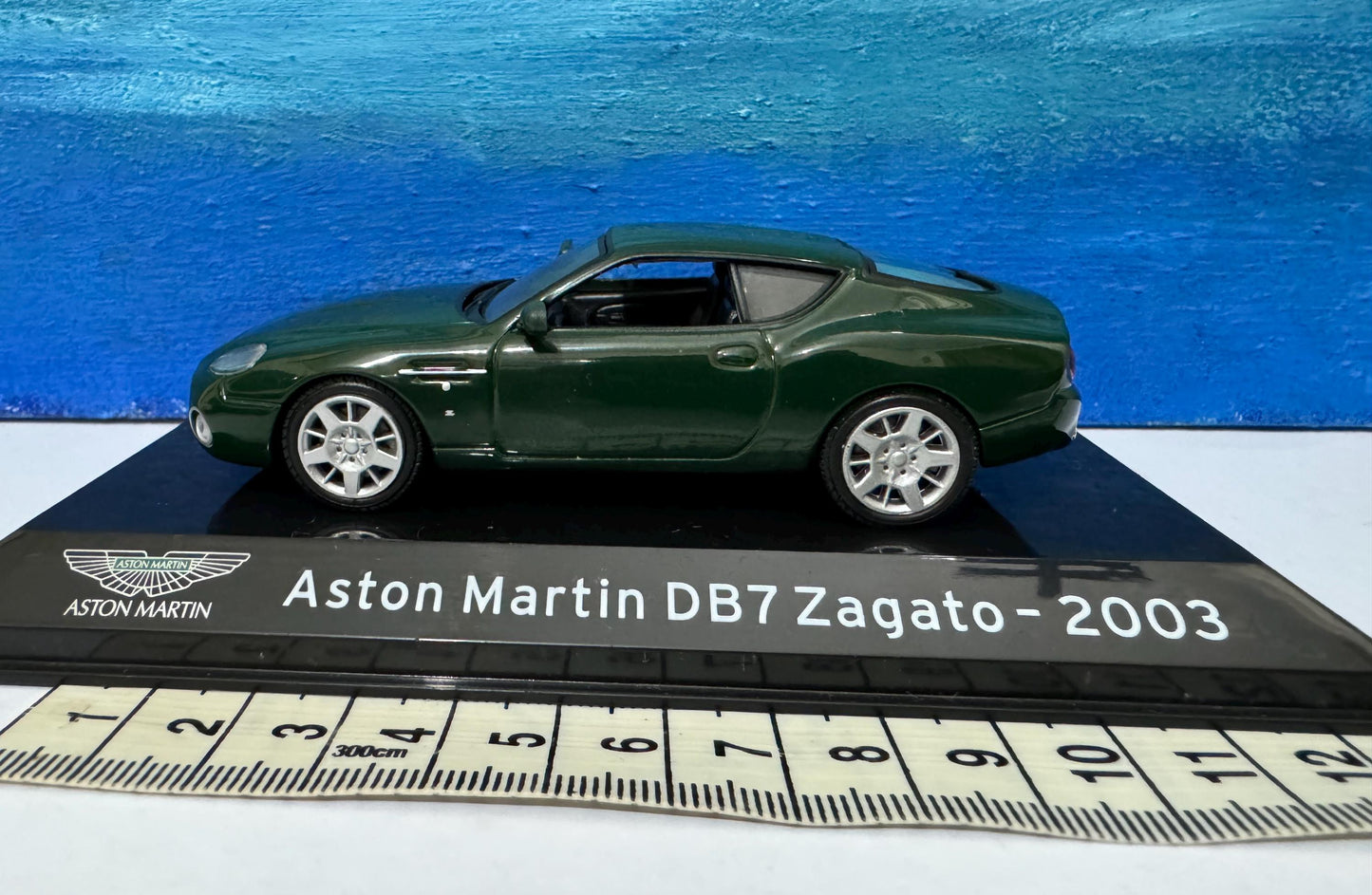 Personalized Ashton Martin DB7 2003 Any Name Mom Dad Brother Sister Uncle Father Son Very detailed model Box
