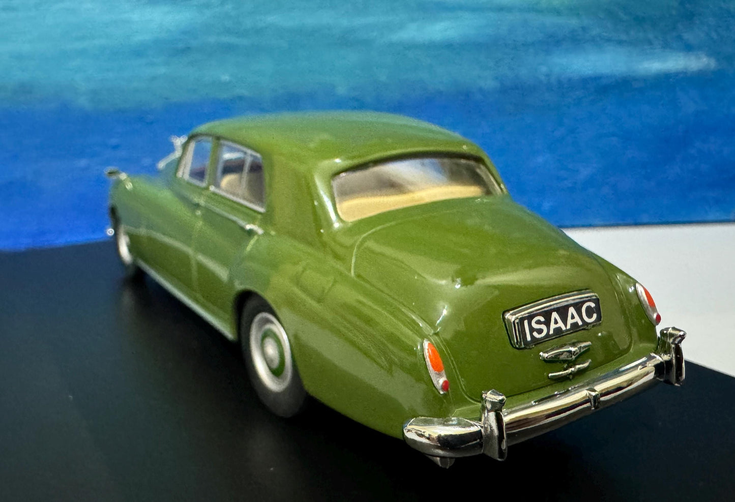 Rolls Royce Smoke Green Oxford PERSONALISED Diecast Dad Sister Mom husband grandad wife Any Name BROTHER Case GIFT Boxed