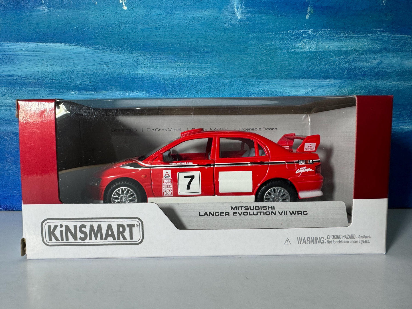 Personalised Mitsubishi Lancer Evo X Diecast Model – Name Plate Gift for Dad Men Boy Girl Grandad Uncle – Boxed Collectible Car