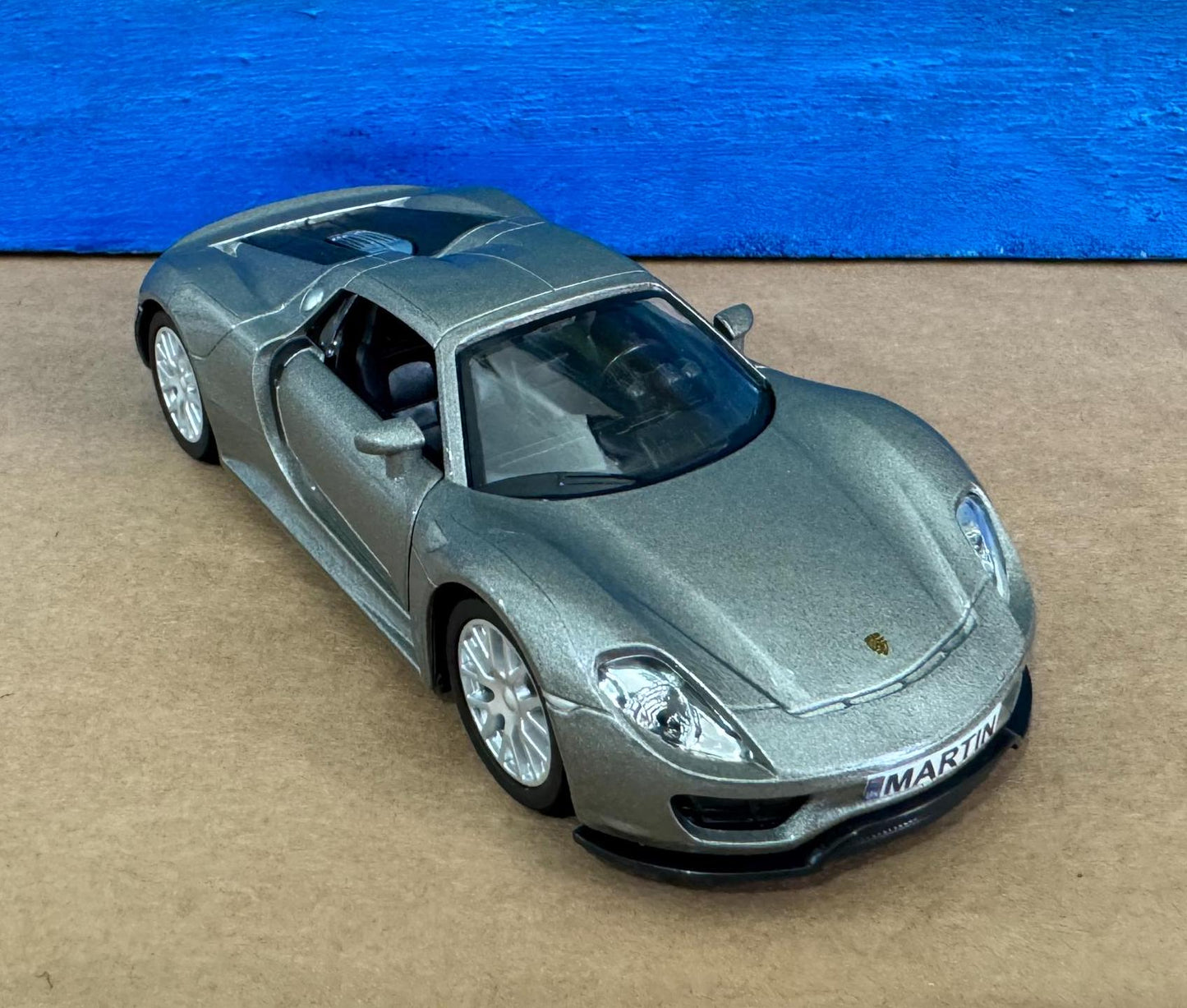 Personalized Name Porsche 918 Spyder Diecast Model Car, 1/36 Scale Collectible | Dad, Husband, Uncle | Anniversary, Birthday Present, Boxed