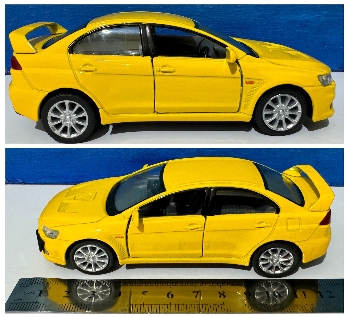 Mitsubishi Lancer Evolution X 1:36 Diecast ANY NAME PLATES Model boy dad uncle grandad brother Birthday Christmas gift present New Boxed
