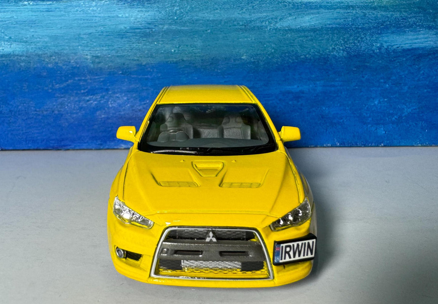 Mitsubishi Lancer Evolution X 1:36 Diecast ANY NAME PLATES Model boy dad uncle grandad brother Birthday Christmas gift present New Boxed