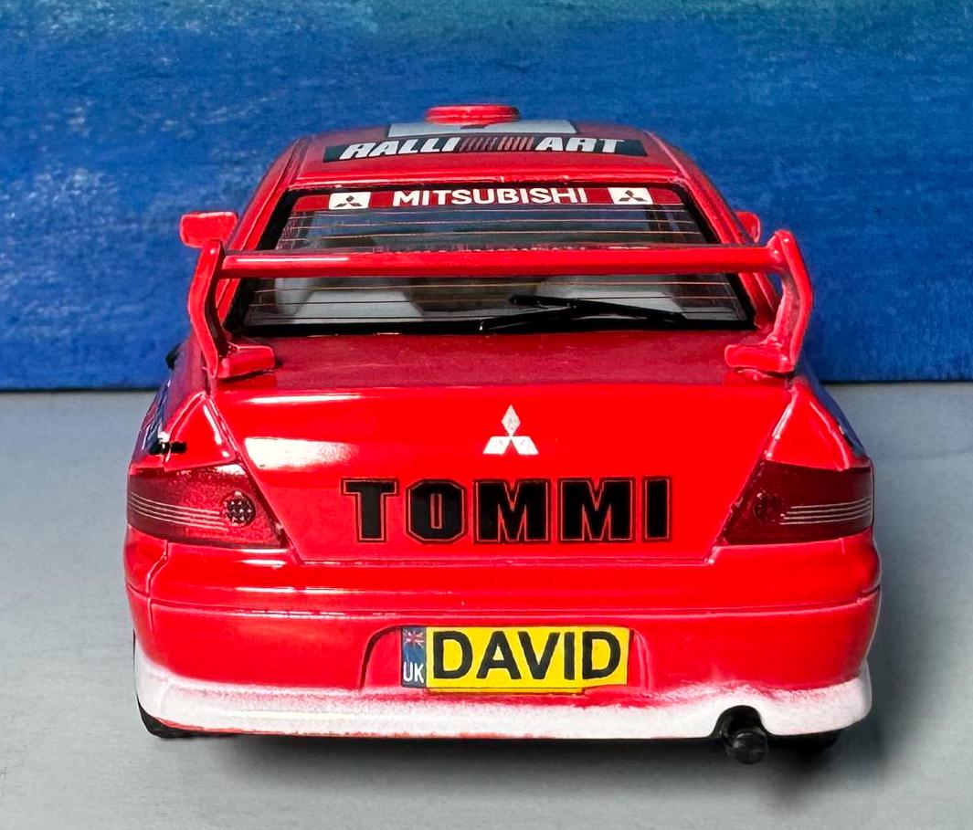 Personalised Mitsubishi Lancer Evo X Diecast Model – Name Plate Gift for Dad Men Boy Girl Grandad Uncle – Boxed Collectible Car
