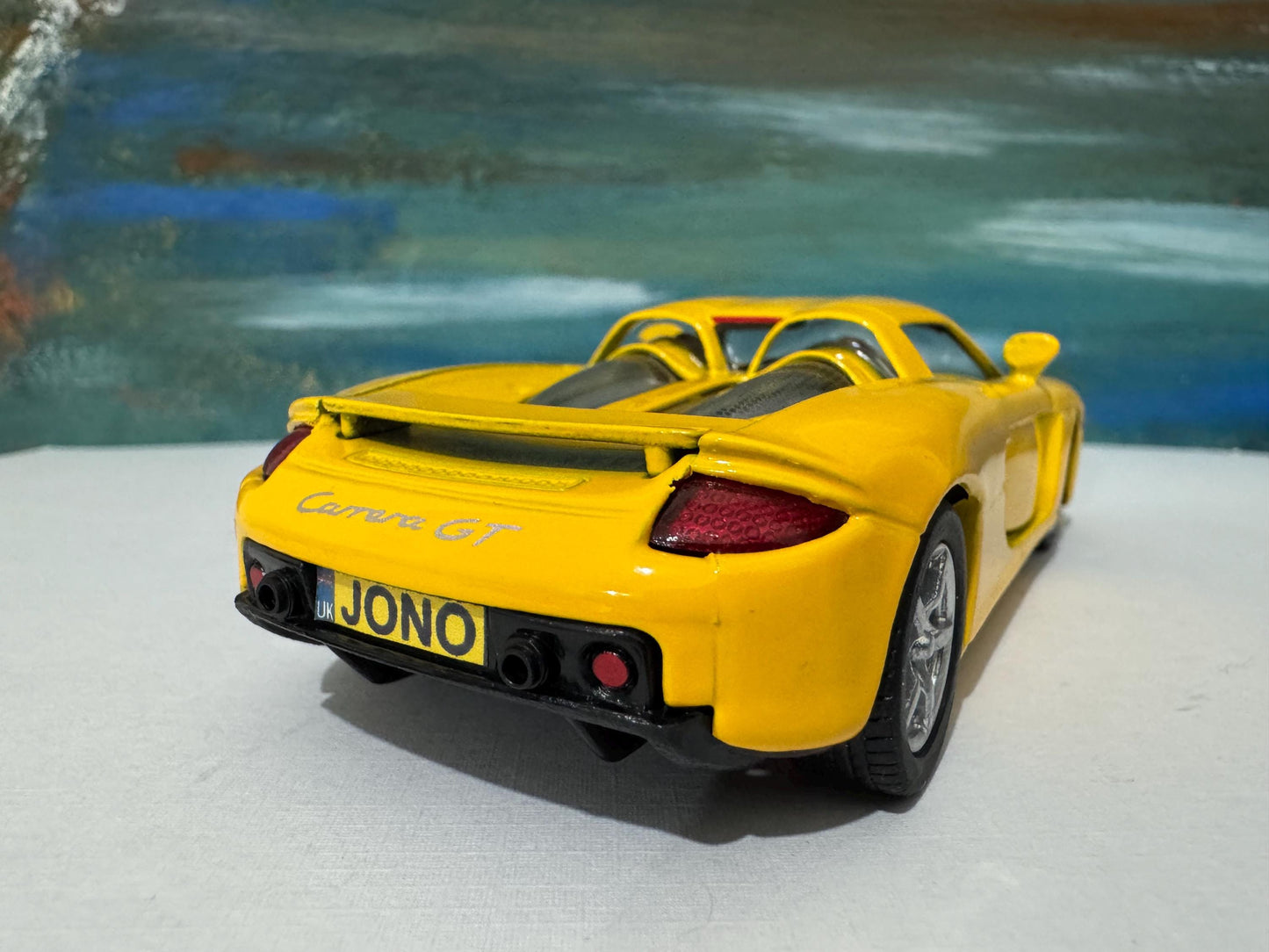 PERSONALISE NAME Porsche Carrera GT Model - Unique Gift for Women Men, grandad, uncle, wife, Boyfriend, Husband, boy, girl - Gift Sleeves