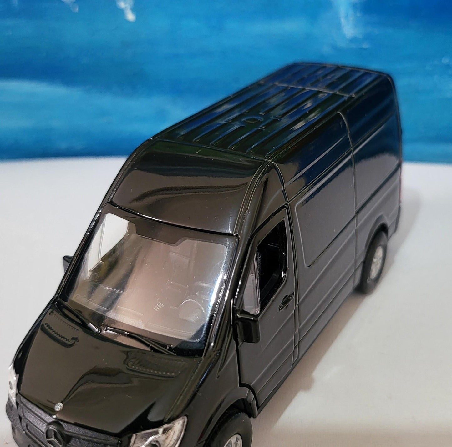 PERSONALISED PLATES sprinter Van Mercedes Model boy girl dad mom uncle grandad brother birthday Easter gift present New BOXED - Black!