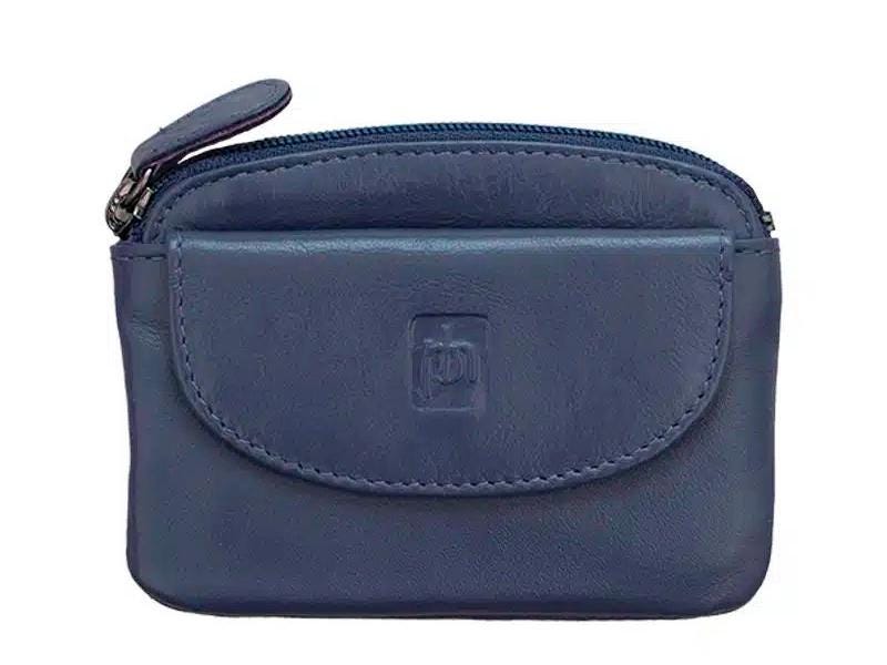 Prime Hide Soft Leather Small Coin Purse Pouch for Women Various Colours Pouch with Keychain Mini Purse For Ladies Zip Around Gift Idea Box