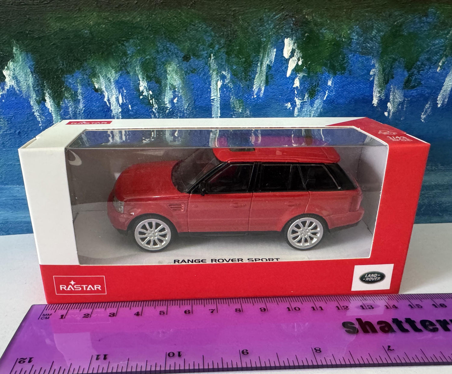 Range Rover Sport 1:43 Scale - Personalized Name Plate - Custom Car Model Gift - Diecast Vehicle Display - Unique Birthday Present New Boxed