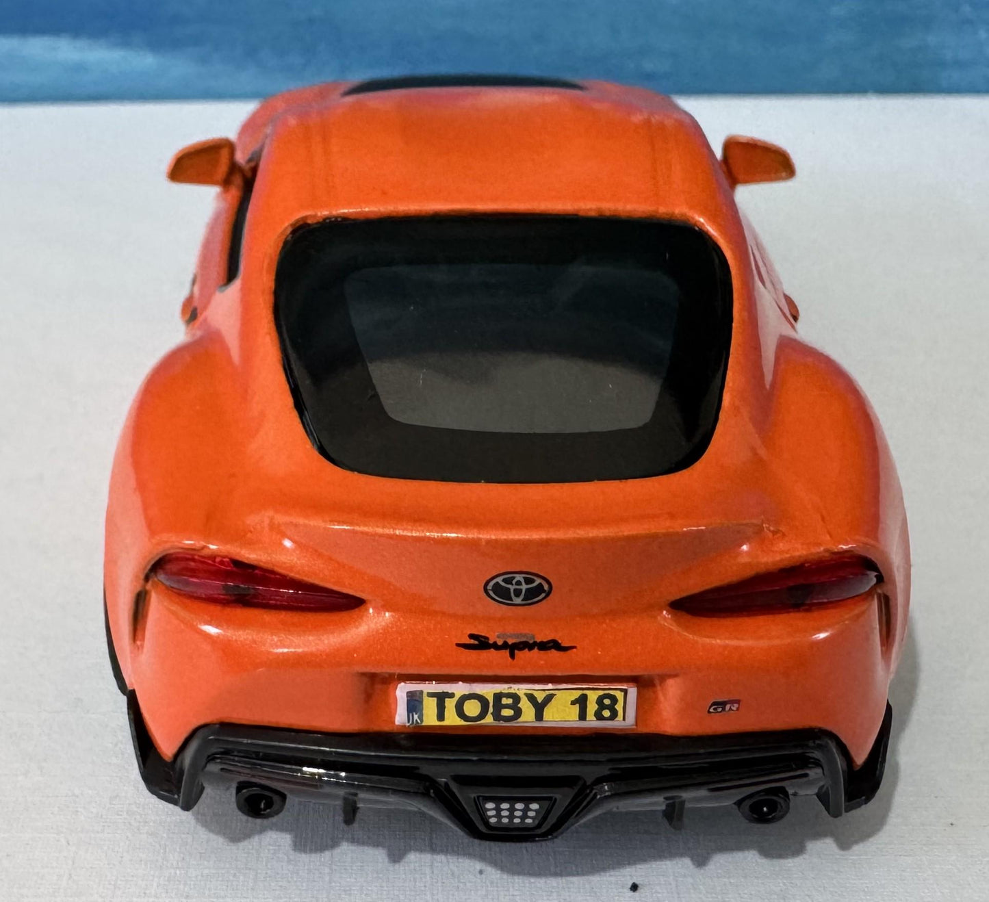 Toyota GR Supra 2020 Diecast Model Car - 1:43 Scale, Custom Name Plate, Gift for Car Enthusiasts, Adults & Kids - Birthday, Anniversary Gift