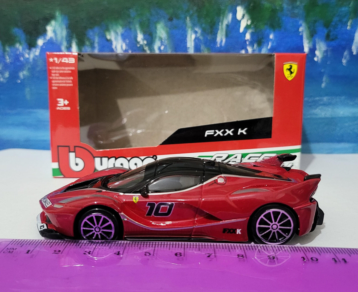 Ferrari FXX K 1:43 Scale Diecast | Custom Name Plate boys, girls, mom, dad, uncle, sister| Personalized Gift for Car Lovers & Collectors