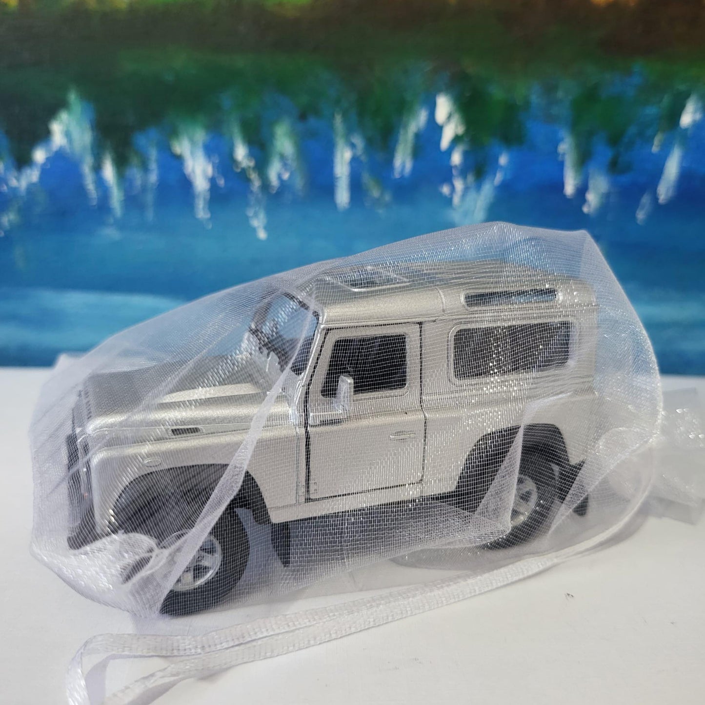 Welly LANDROVER Defender with PERSONALISED PLATES Model Toy Car boy girl dad mom uncle grandad brother birthday gift present Sleeves New!