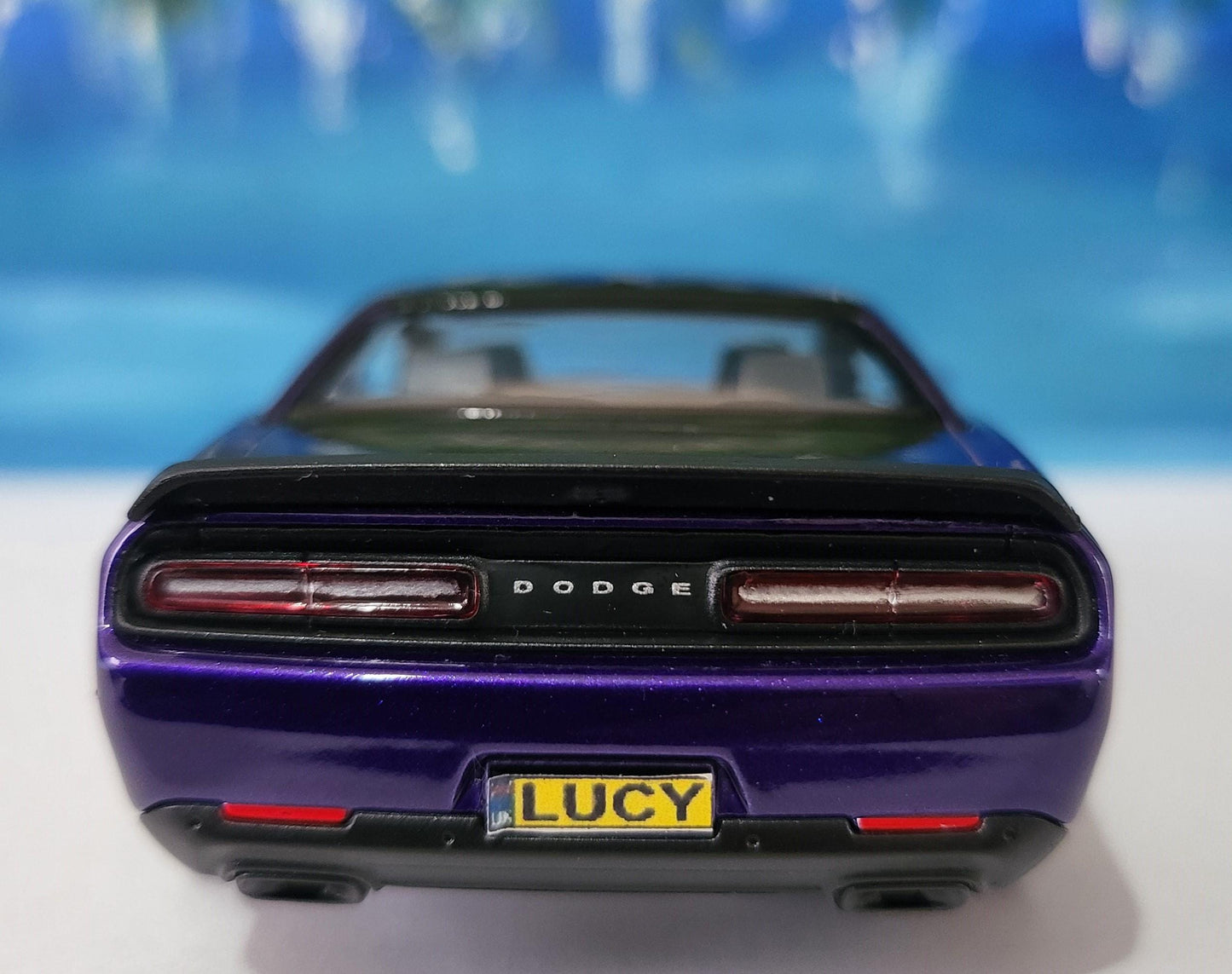 Custom Dodge Challenger SRT Demon 170 Name Plate - Personalised 1:40 Diecast Gift for Car Lovers - Lovely Present for Him with Gift Sleeve