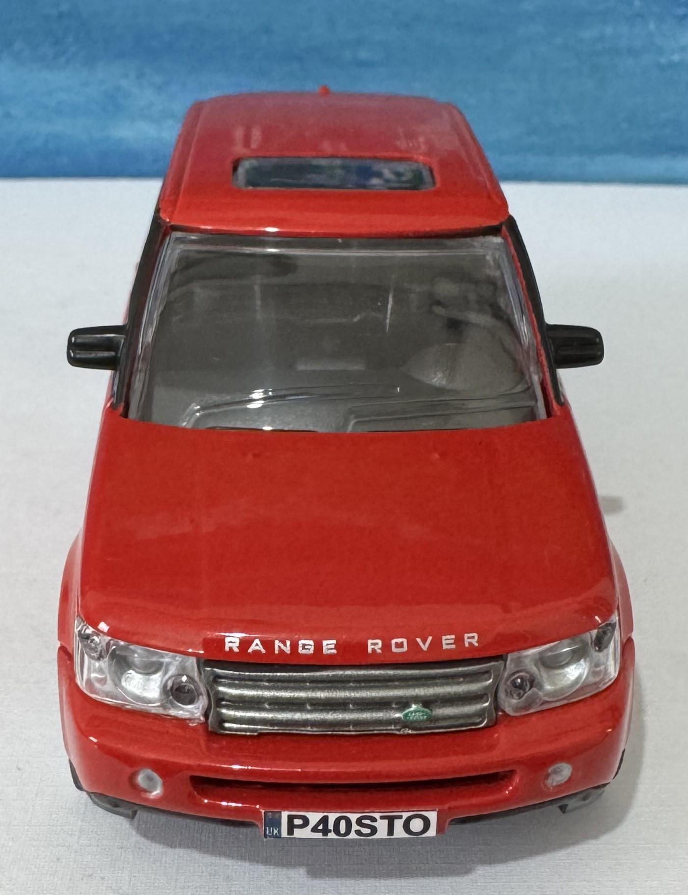 Range Rover Sport 1:43 Scale - Personalized Name Plate - Custom Car Model Gift - Diecast Vehicle Display - Unique Birthday Present New Boxed