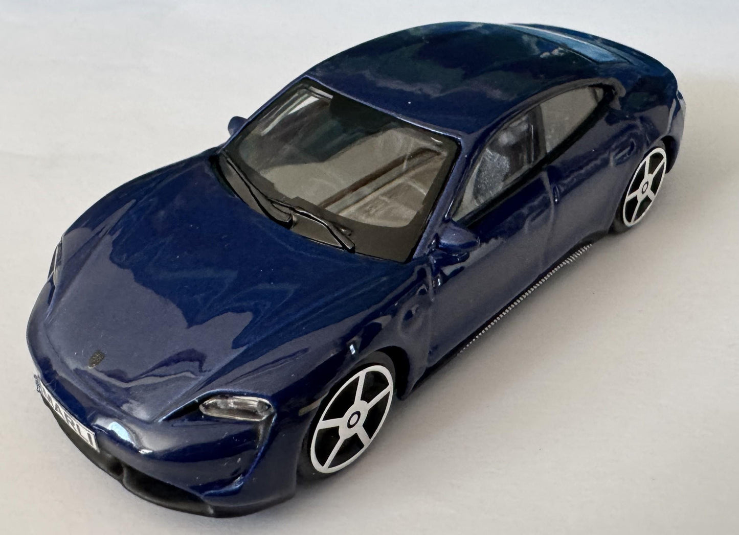 Porsche Taycan Toy Car – Personalised Plates – 1:43 Scale Diecast Model – Gift for Kids or Adults – Birthday or Christmas – New & Boxed