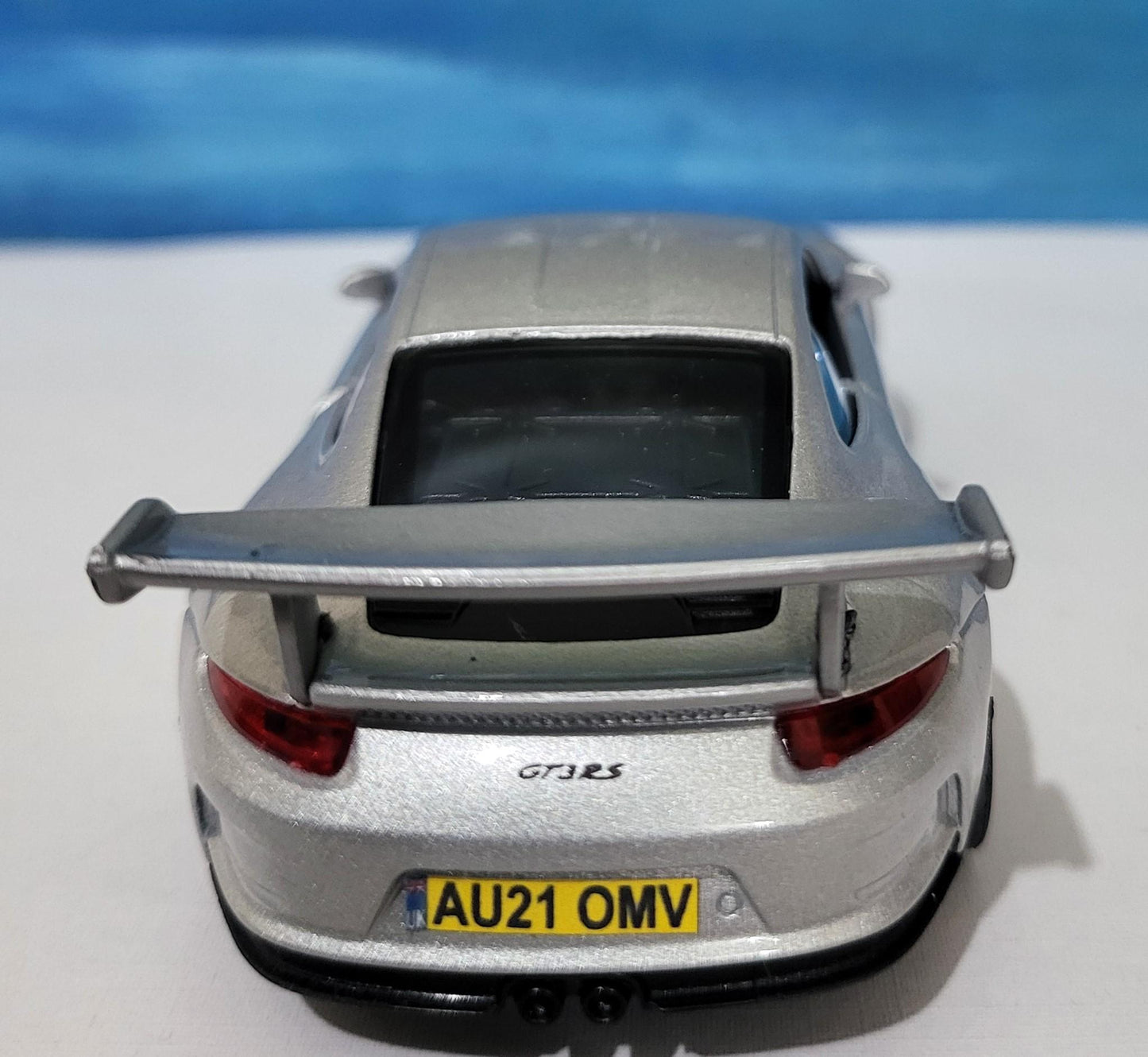 Personalized Name Plate Welly Porsche 911 GT3 RS Model Car – Gift for Him, Boyfriend, Husband, Kids – Unique Car Lover Collectible – Boxed