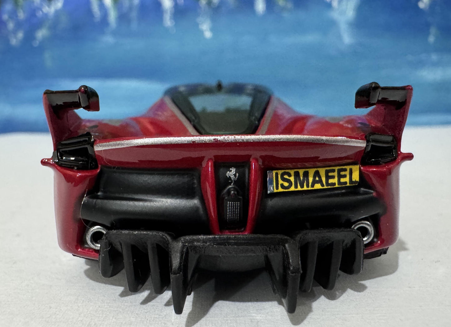 Ferrari FXX K 1:43 Scale Diecast | Custom Name Plate boys, girls, mom, dad, uncle, sister| Personalized Gift for Car Lovers & Collectors