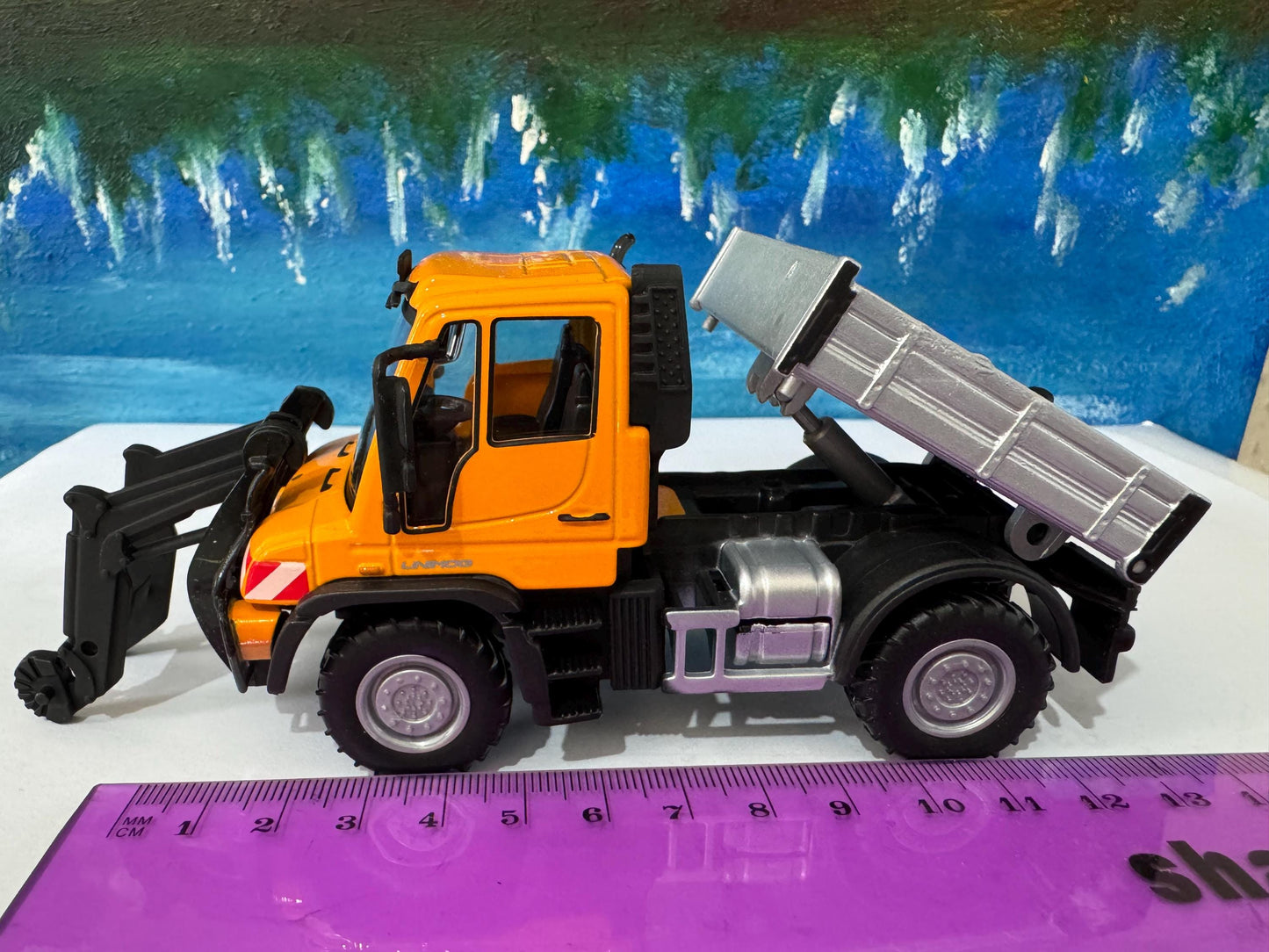 Mercedes-Benz Personalized Name Plate 1:43 MB Unimog U400 U423 RoRail | O Gauge Road-Rail Model | Gift for Boys, Men, Uncle Boxed