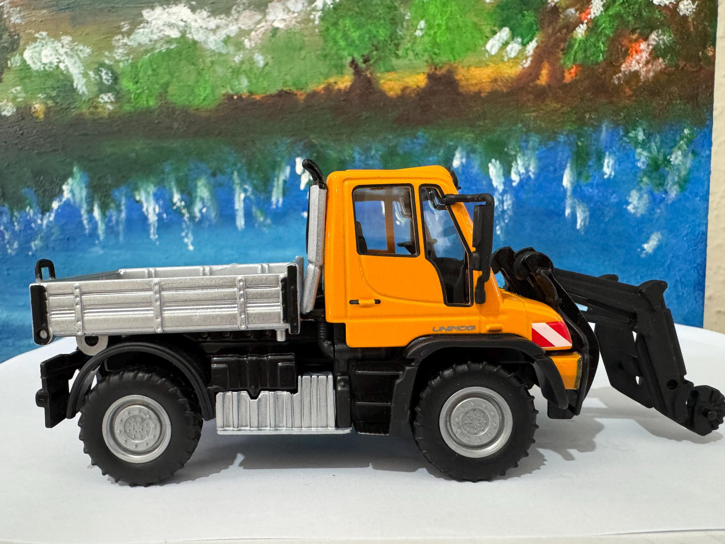 Mercedes-Benz Personalized Name Plate 1:43 MB Unimog U400 U423 RoRail | O Gauge Road-Rail Model | Gift for Boys, Men, Uncle Boxed