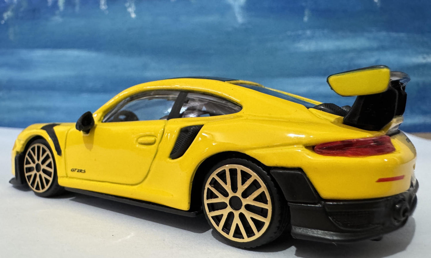 Special Edition Porsche GT2 RS Model Car ANY NAME boy girl husband wife uncle cousin, nephew, niece brother wedding gift cake toppers Boxed