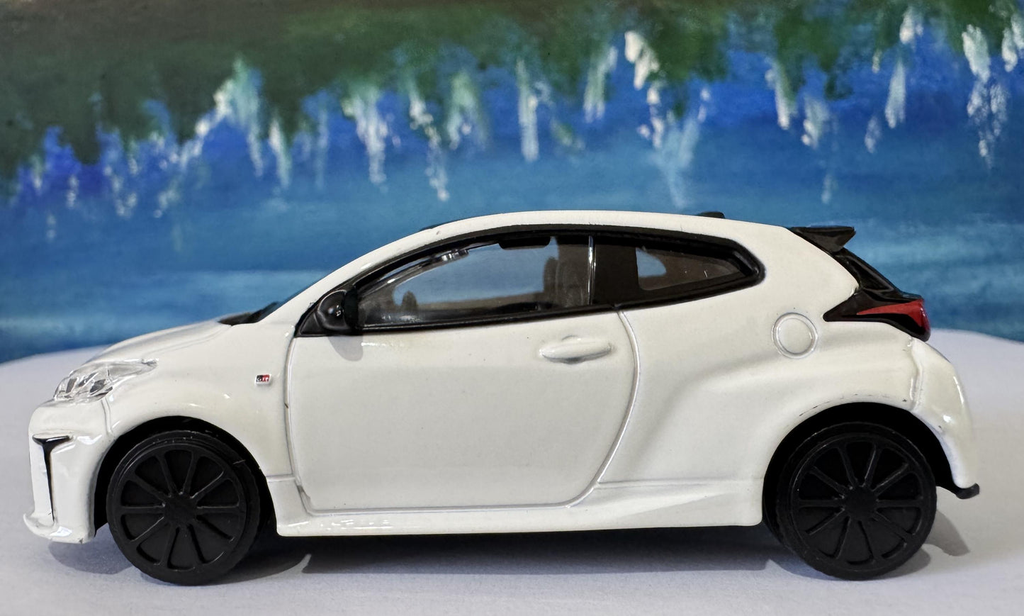 Toyota Yaris GR 1:43 Scale Model Car - Custom Name Plate | Personalized Gift for Dad, Mom, Kids, boy | Birthday, Christmas Present Boxed