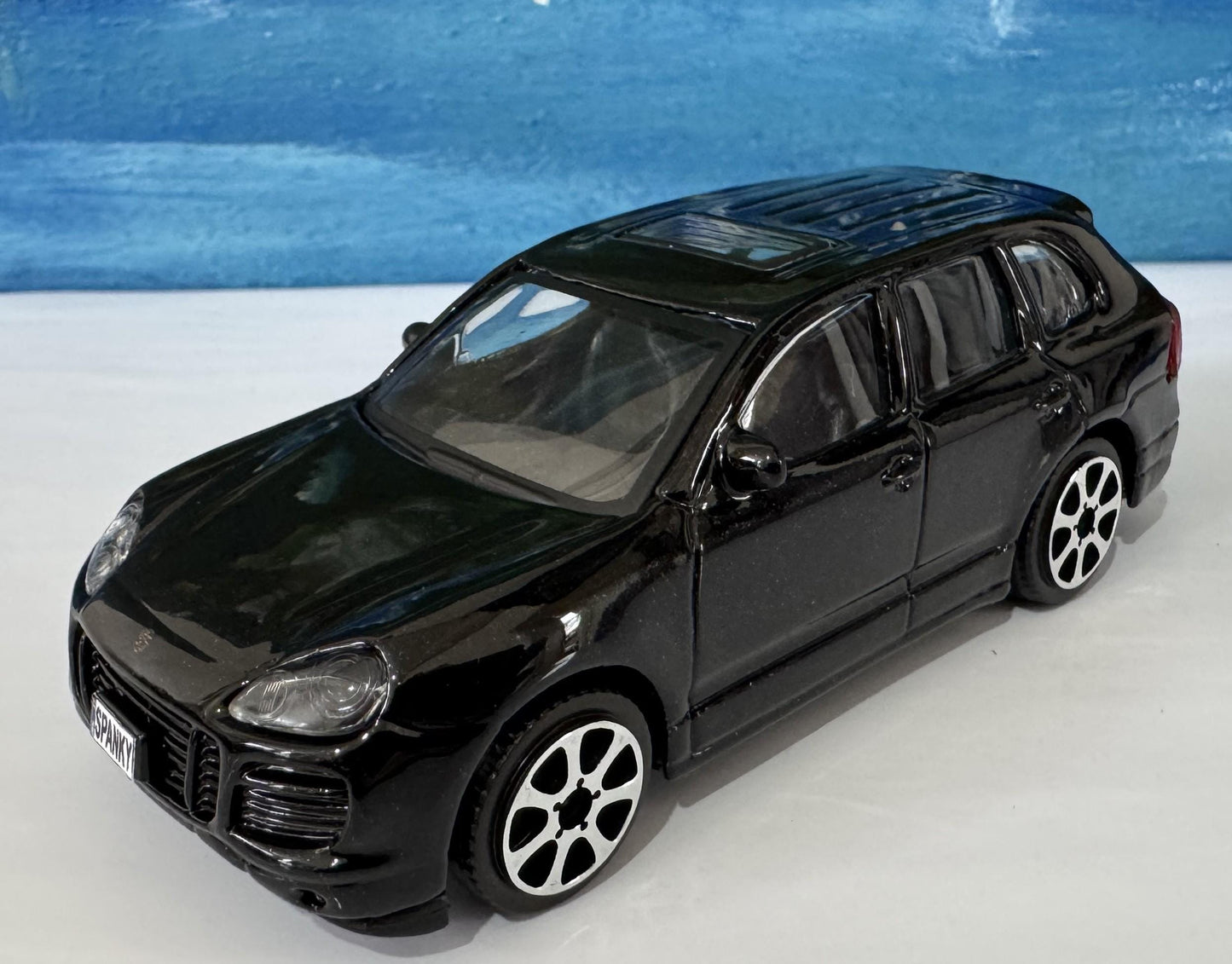 Personalised Porsche Cayenne Toy Car 1:43 Scale – Custom Number Plate – Gift for Boy Girl Dad Brother Grandad – Birthday - Father Day Boxed