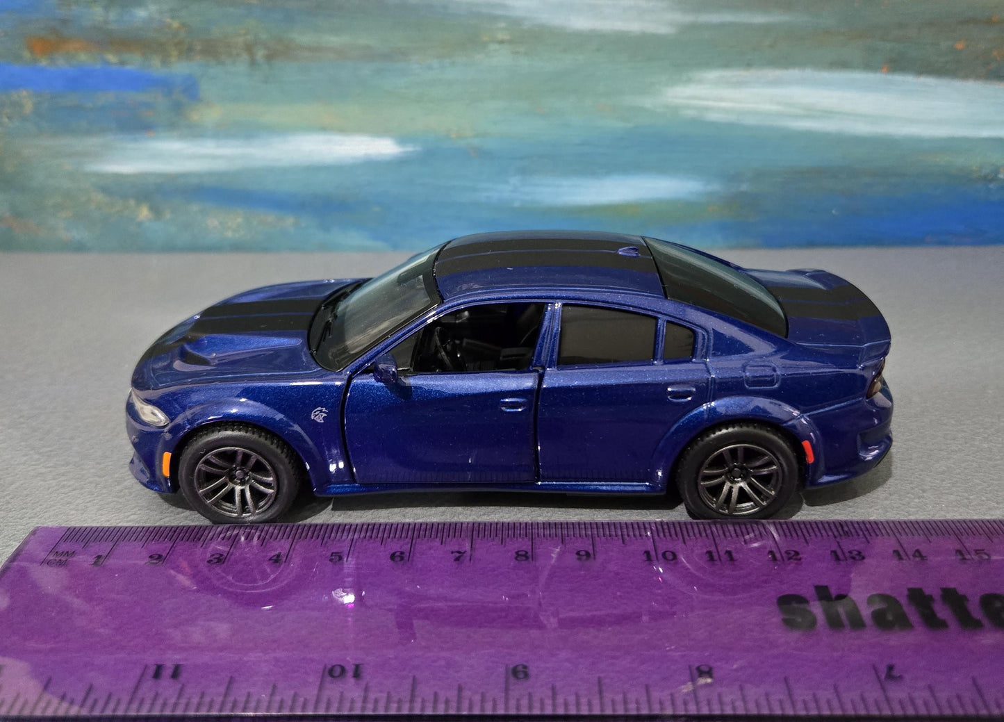 Personalised Dodge Charger SRT 1:36 Scale Model with Custom Name Plate – Diecast Car Gift for Car Lovers – Unique Present for Him, Her, Dad