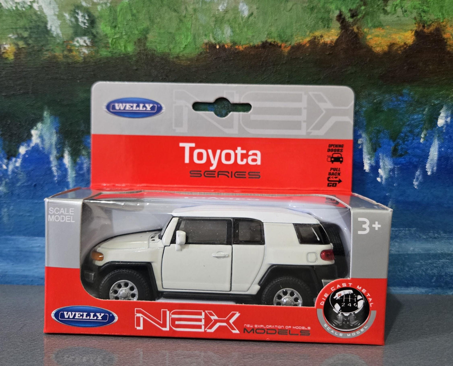 Toyota FJ Cruiser Diecast Model Car 1:34 Scale - Collectible Toy SUV