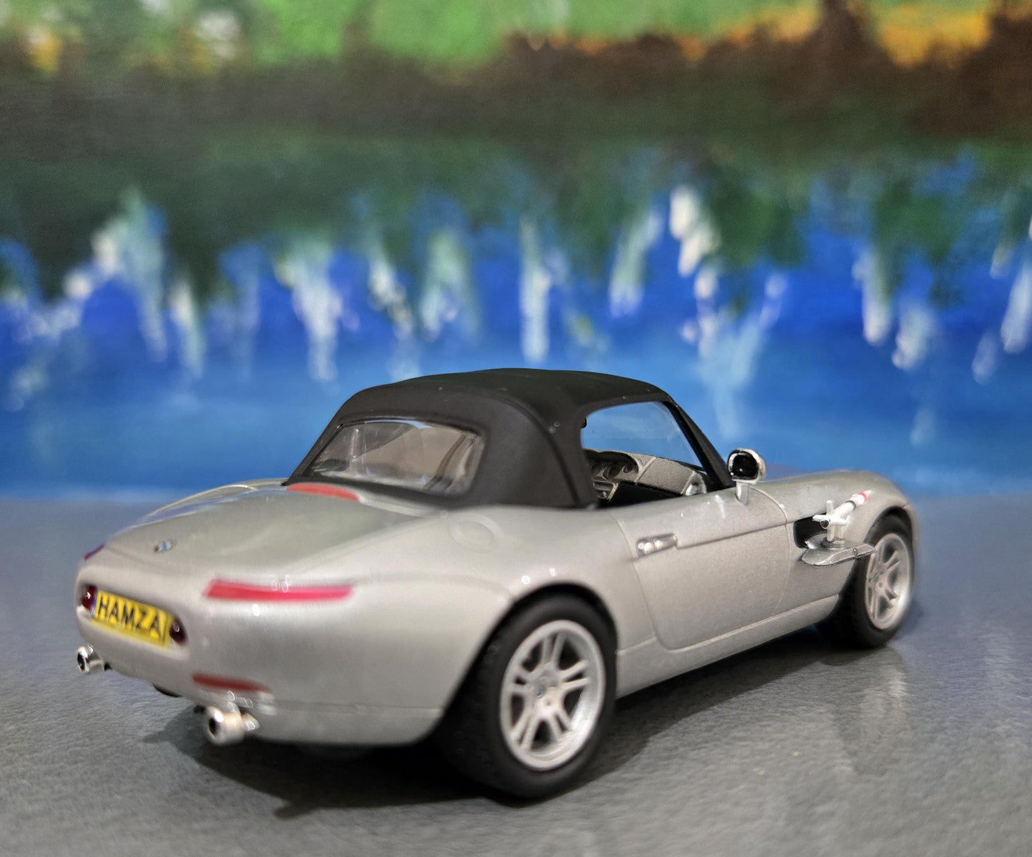 Personalized BMW Z8 Diecast Model Car: James Bond 007 Gift