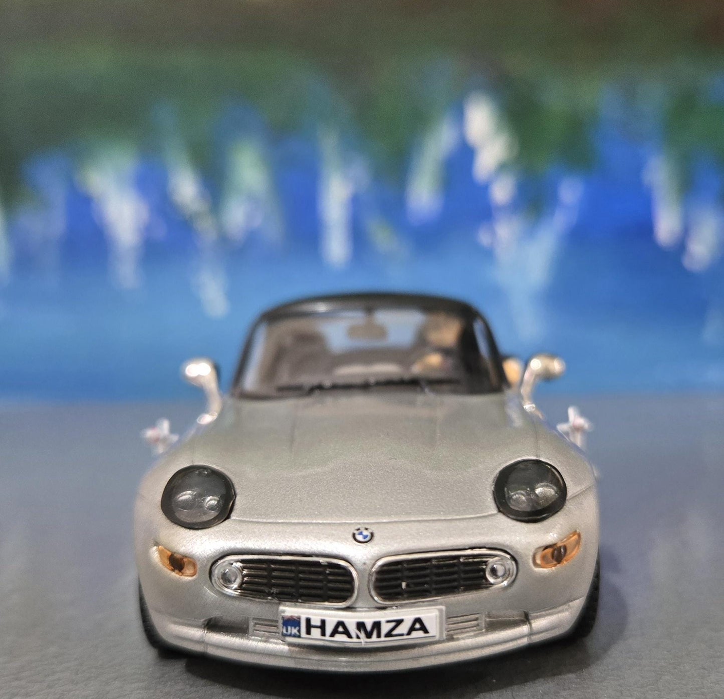 Personalized BMW Z8 Diecast Model Car: James Bond 007 Gift