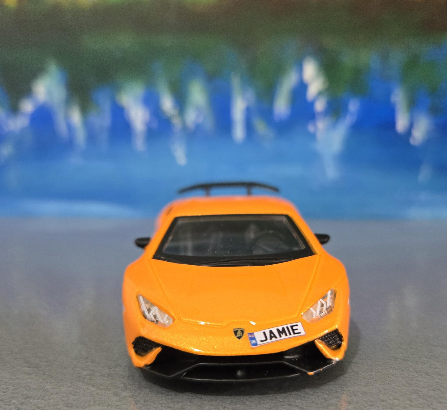 Lamborghini Huracan 1:43 Model Car – Personalized Plates | Gift for Boy, Girl, Dad, Mom, Uncle, Grandad | Birthday Christmas Present Boxed