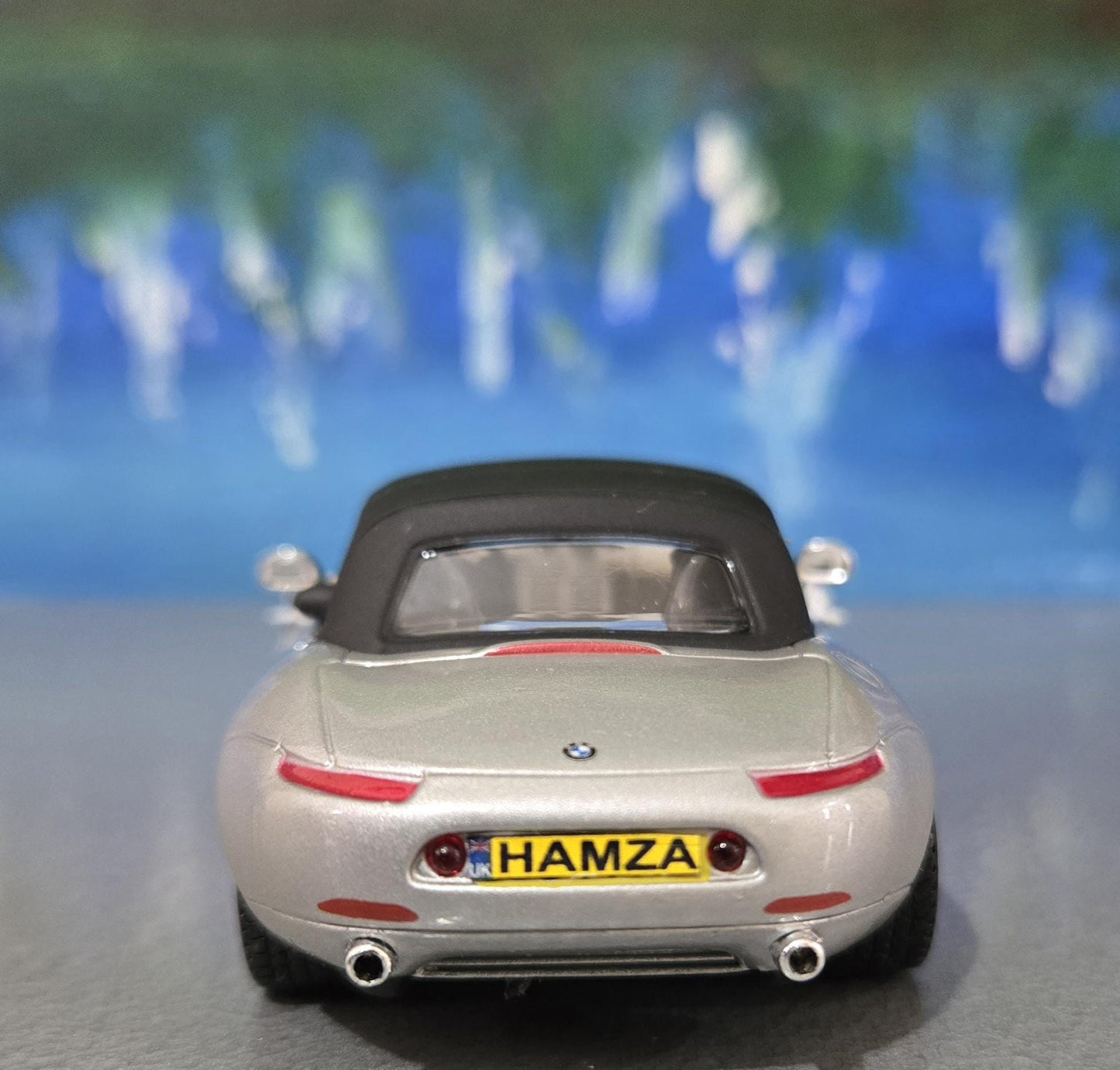 Personalized BMW Z8 Diecast Model Car: James Bond 007 Gift