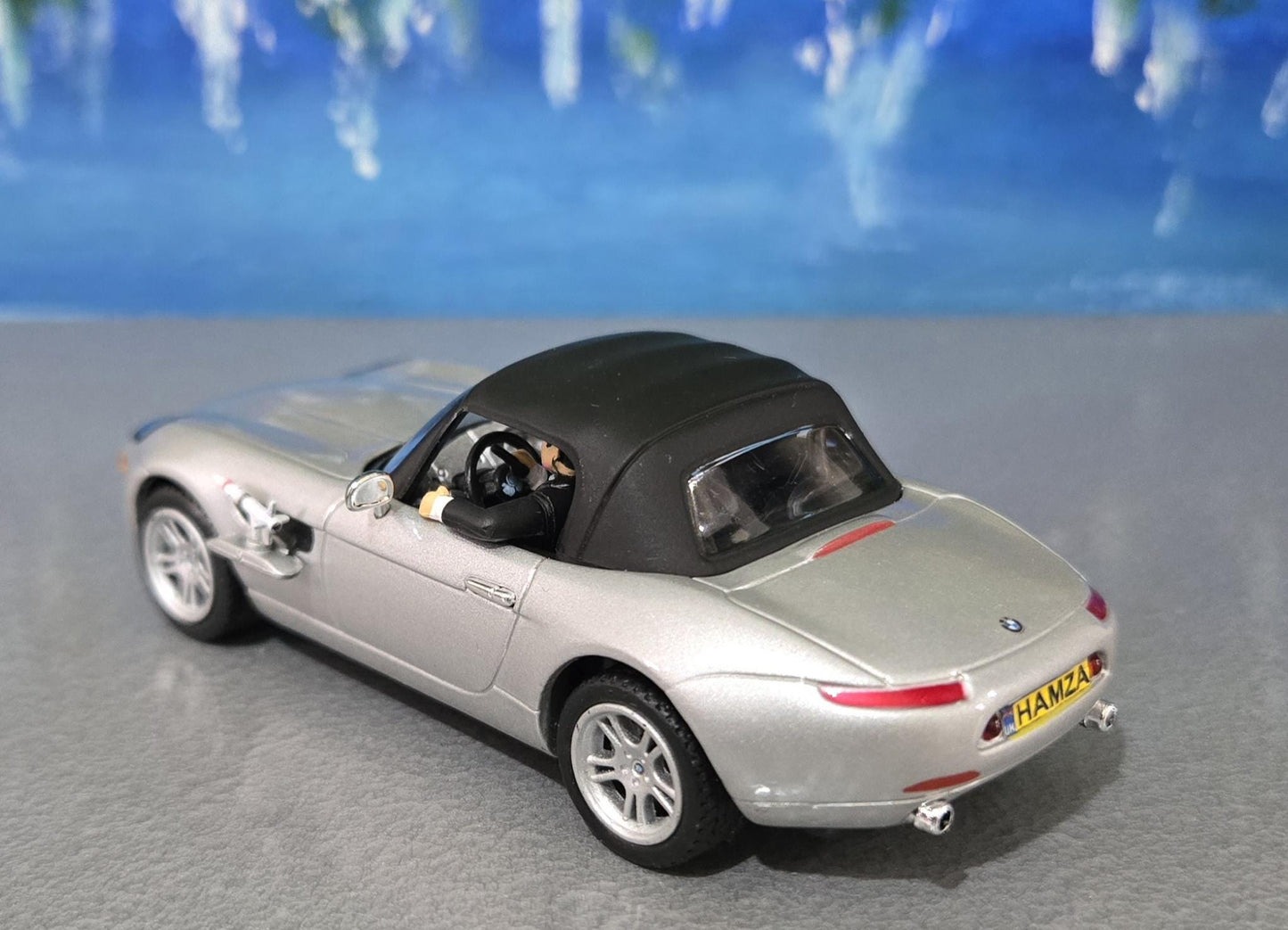 Personalized BMW Z8 Diecast Model Car: James Bond 007 Gift