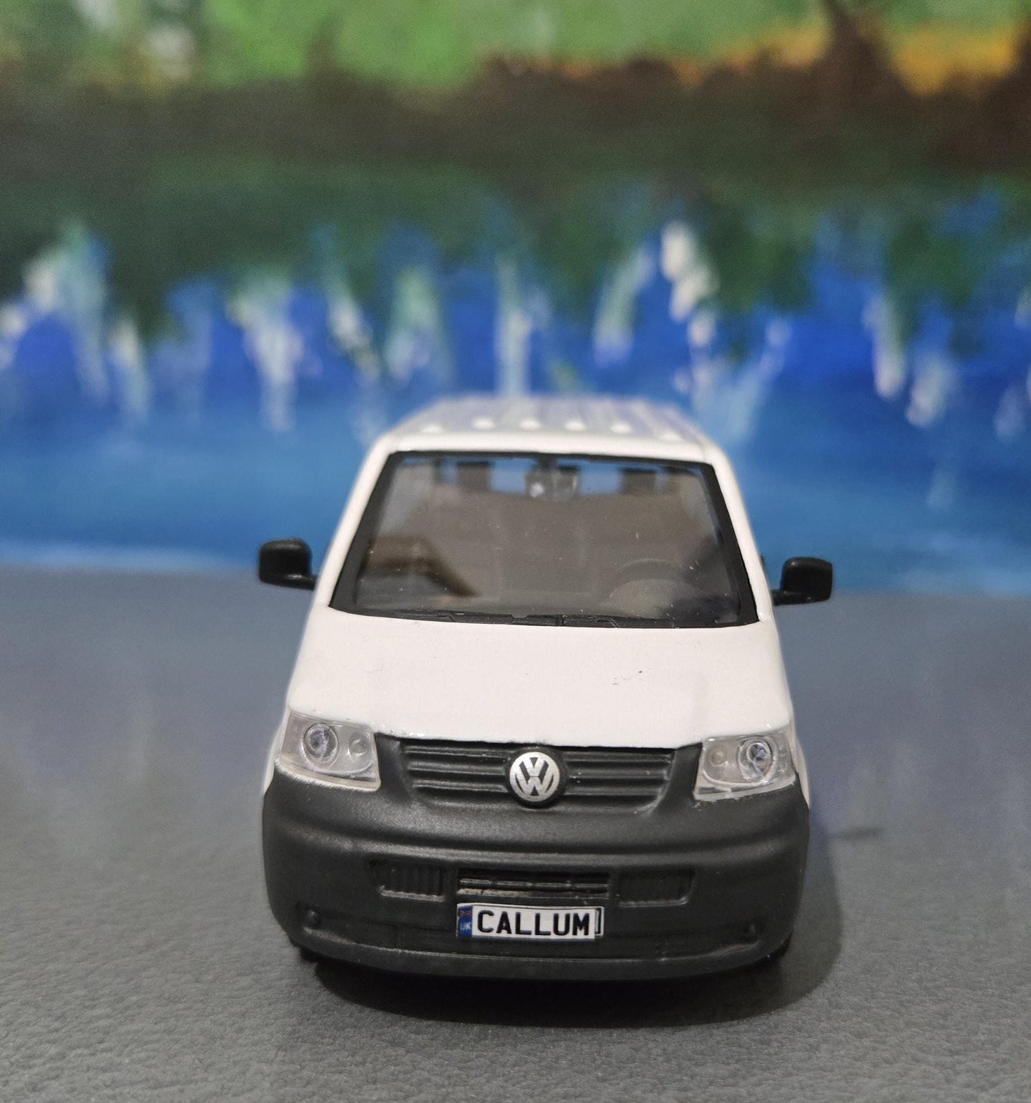 VW T5 Van Toy Car Model 1:43 – Personalised Plates | Diecast Gift for Boy, Girl, Dad, Mom, Uncle, Grandad, Brother, Birthday Christmas Boxed