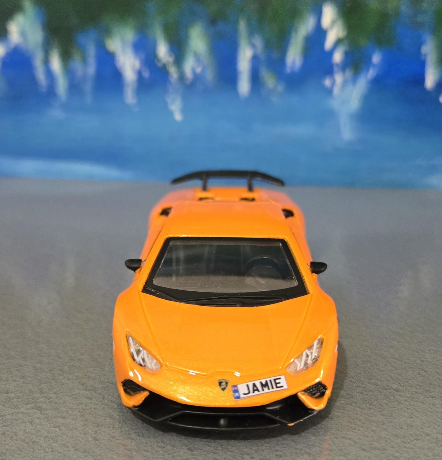 Lamborghini Huracan 1:43 Model Car – Personalized Plates | Gift for Boy, Girl, Dad, Mom, Uncle, Grandad | Birthday Christmas Present Boxed