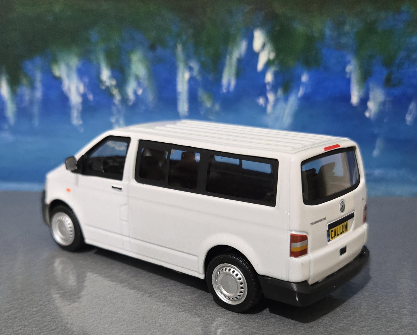 VW T5 Van Toy Car Model 1:43 – Personalised Plates | Diecast Gift for Boy, Girl, Dad, Mom, Uncle, Grandad, Brother, Birthday Christmas Boxed