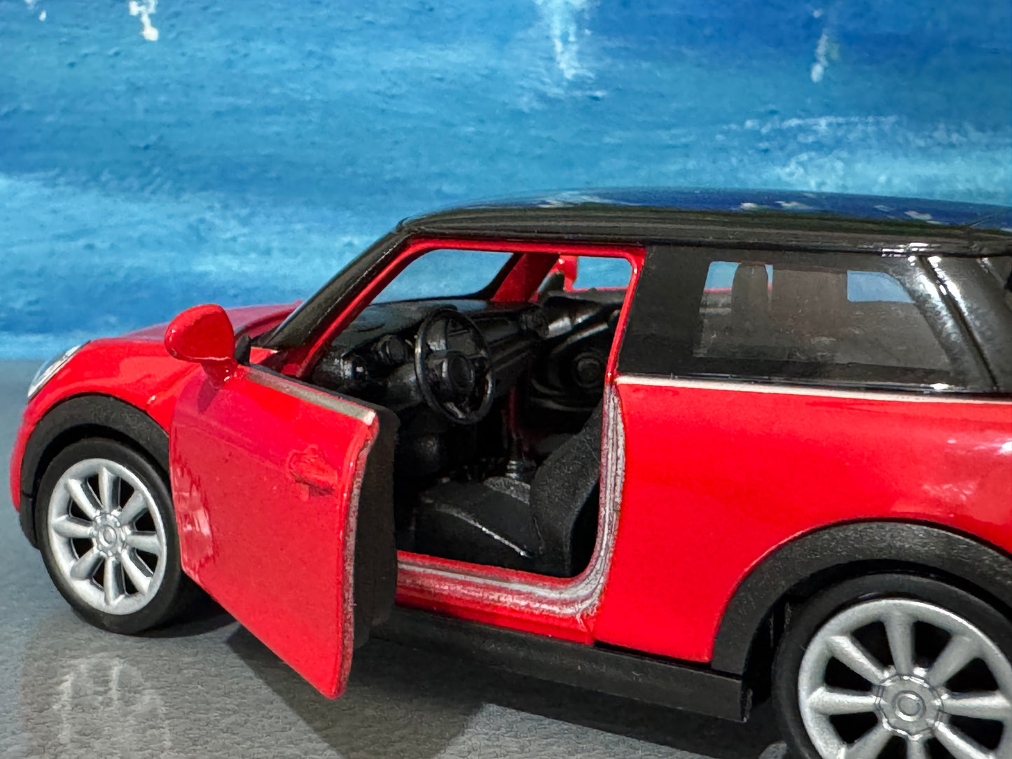 Personalised Name Plate Mini Cooper S HATCH– 1:38 Scale Diecast Model Car TOY | Custom Mini Collectible Gift for Dad, Husband, Boyfriend