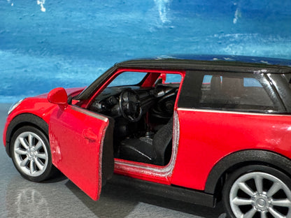 Personalised Name Plate Mini Cooper S HATCH– 1:38 Scale Diecast Model Car TOY | Custom Mini Collectible Gift for Dad, Husband, Boyfriend