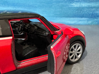 Personalised Name Plate Mini Cooper S HATCH– 1:38 Scale Diecast Model Car TOY | Custom Mini Collectible Gift for Dad, Husband, Boyfriend