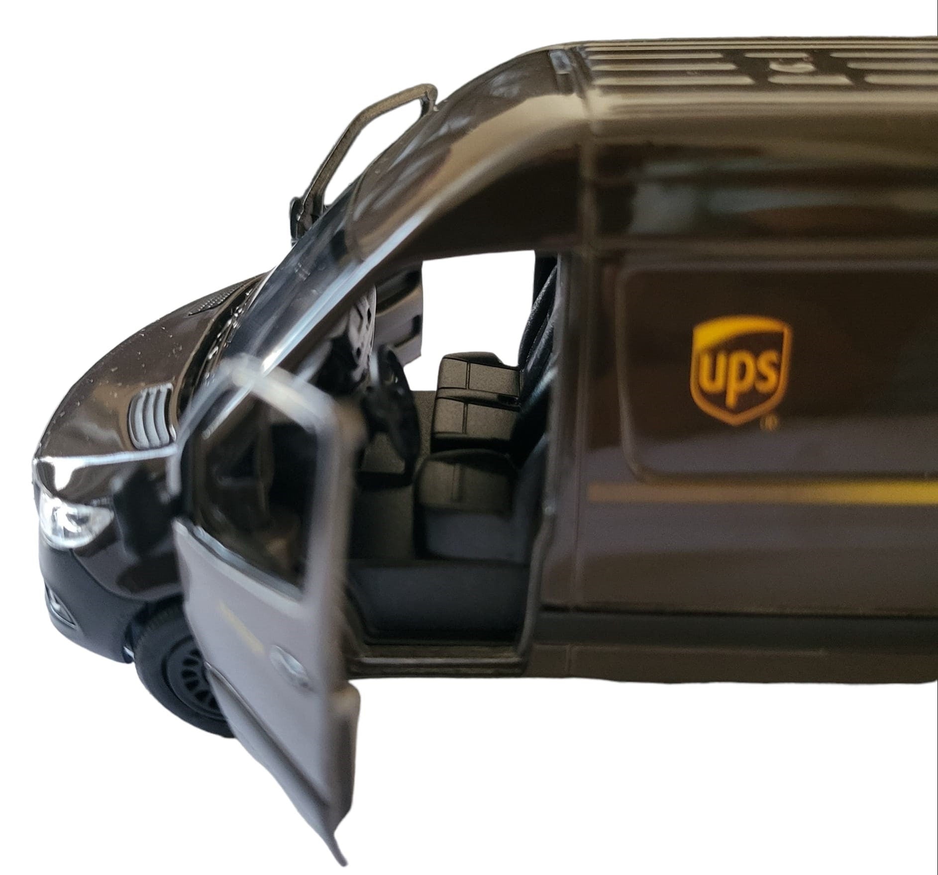 Get Ready to Race KINSMART UPS Sprinter Van Diecast Toy - Gift Sleeve Included - 1:48 Scale Excitement Toy Vehicle gift sleeves