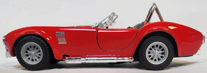 Metal 1965 Shelby Cobra 427 S/C die-cast metal model car 1:32 - pull back operation