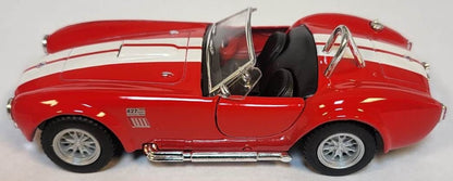 Metal 1965 Shelby Cobra 427 S/C die-cast metal model car 1:32 - pull back operation
