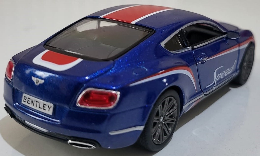 2012 Bentley Continental GT Speed 1:38 Diecast Model - Opening Doors Metal Car - Collectible Gift for Men, Dad, Boys - Gift Sleeve included