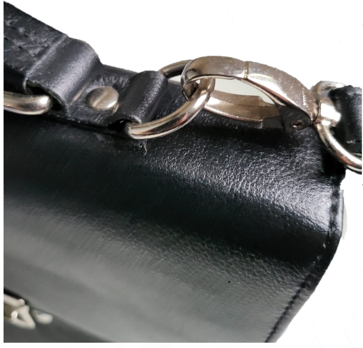 Premium Leather Messenger Bag - Black Unisex Shoulder Bag for Men & Women | Spacious Work/Travel Bag | Versatile Laptop Briefcase