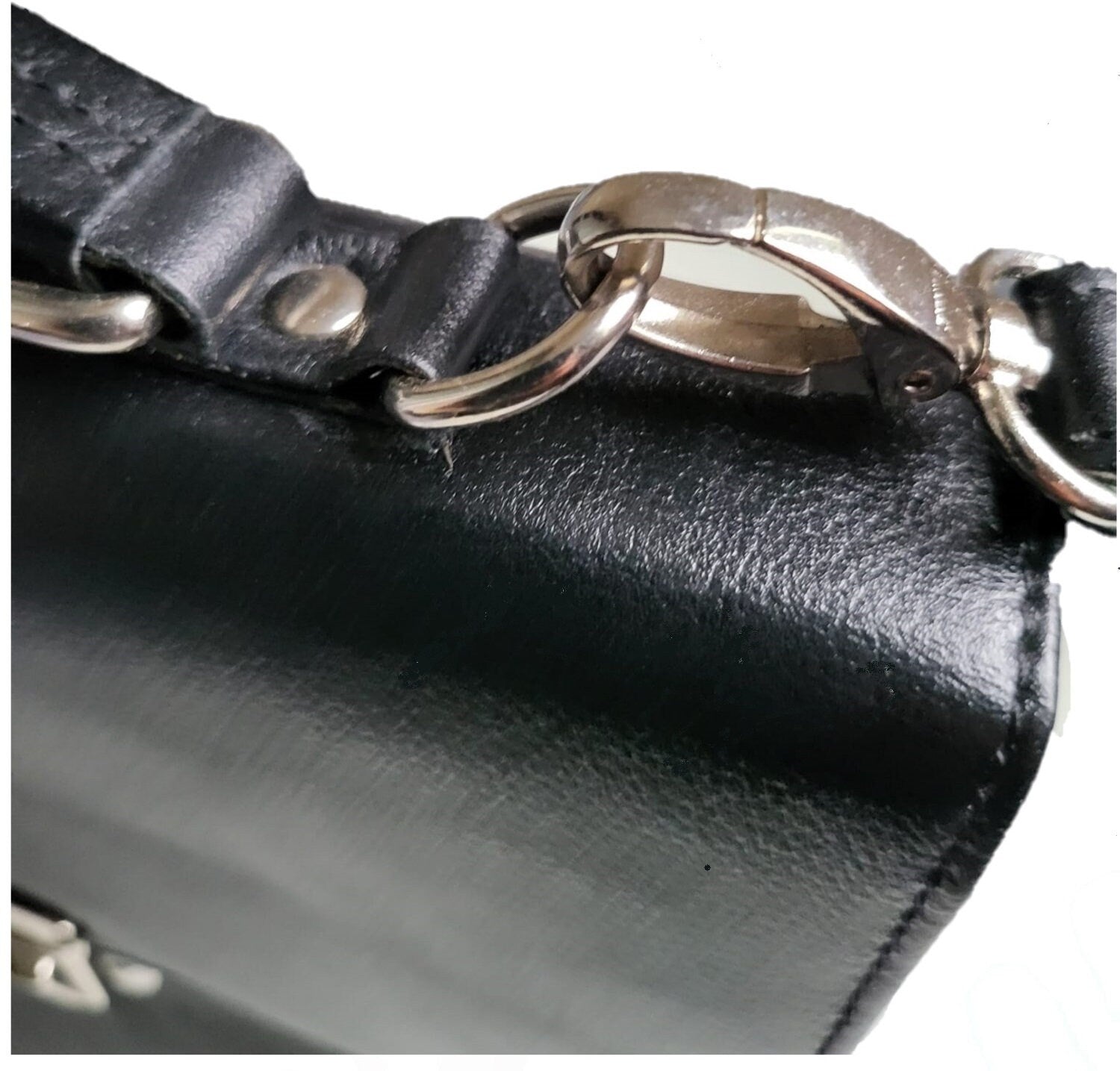 Premium Leather Messenger Bag - Black Unisex Shoulder Bag for Men & Women | Spacious Work/Travel Bag | Versatile Laptop Briefcase
