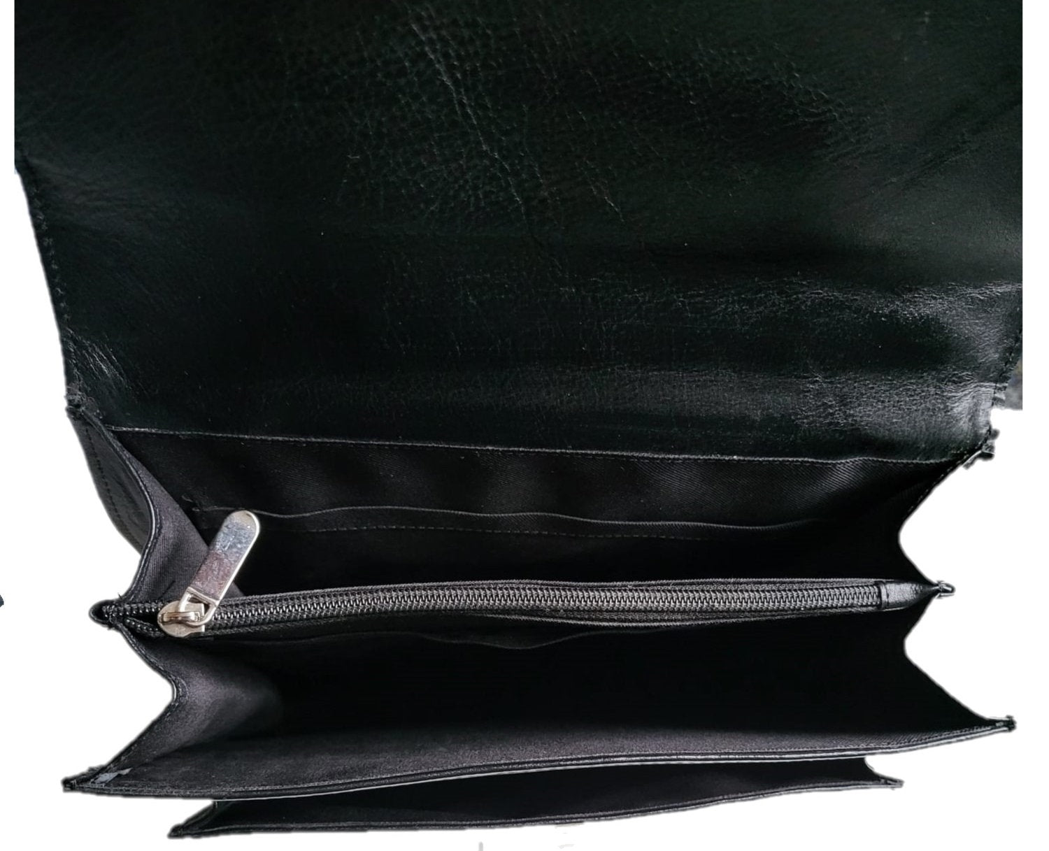 Premium Leather Messenger Bag - Black Unisex Shoulder Bag for Men & Women | Spacious Work/Travel Bag | Versatile Laptop Briefcase