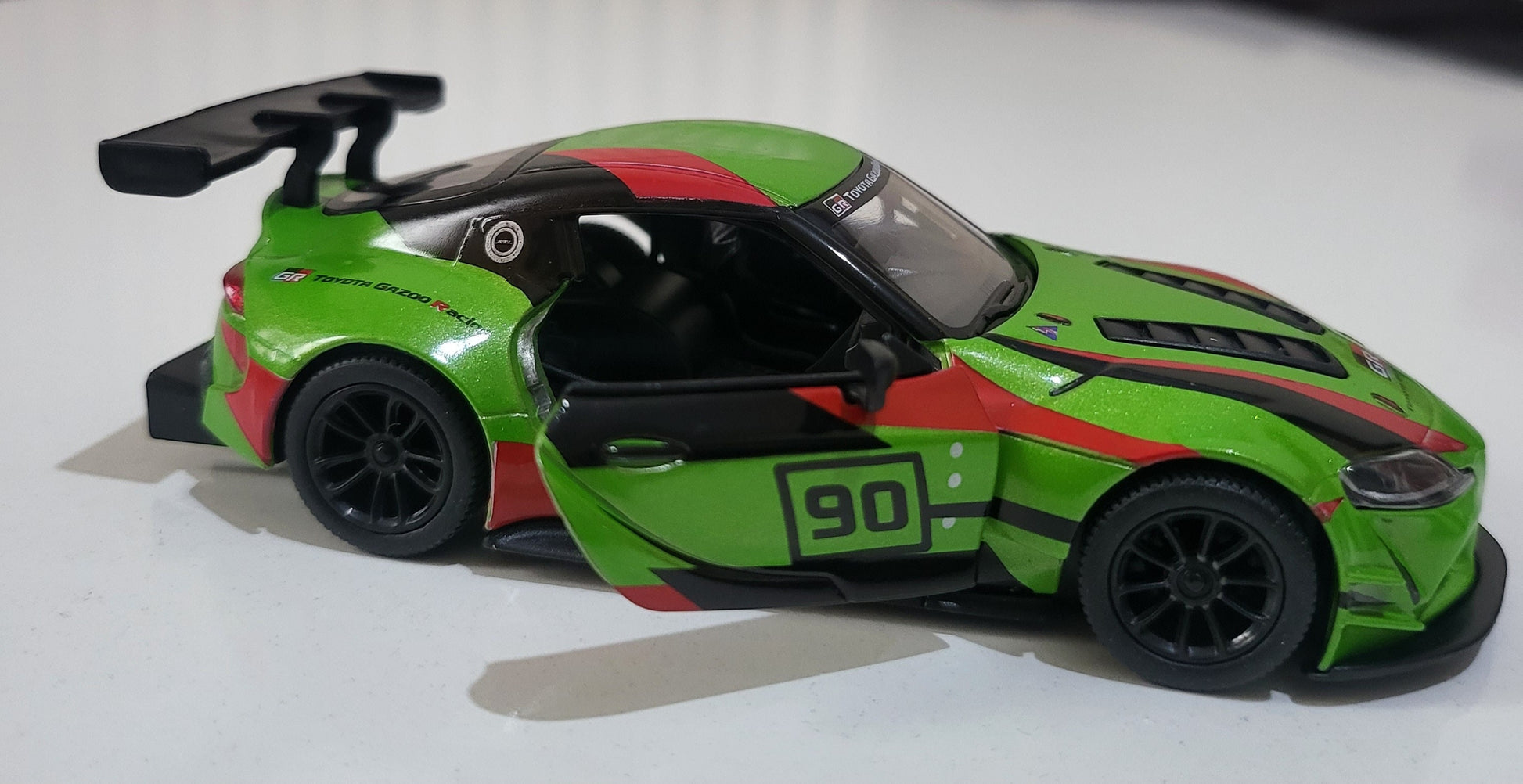 Toyota GR Supra Racing Concept 1:36 Diecast Model – Livery Edition – Gift for Dad, Uncle, Boy – Collectible Car in Gift Sleeve